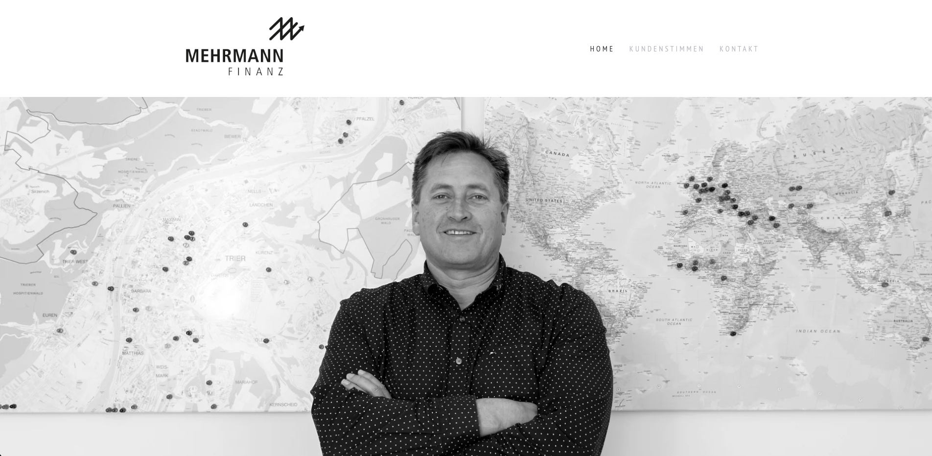 Vorschau der Website von Mehrmann Finanz