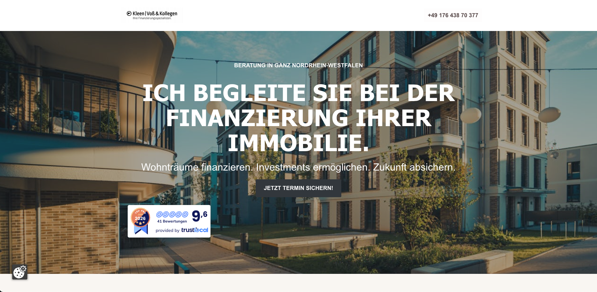 Vorschau der Website von Nick Milleg